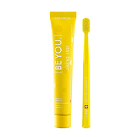 Зубная паста Curaprox отбеливающая Грейпфрукт и Бергамот 90мл+Ультра-мягкая зубная щетка