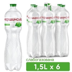 Вода Моршинская минеральная слабогаз 1,5 л