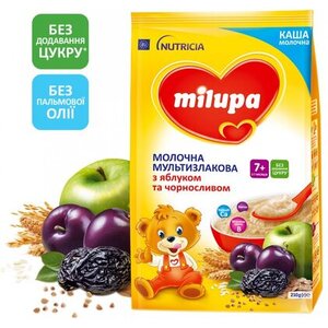 Каша Milupa мультизлак.яблуко та чорнослив мол.7+міс. 210г