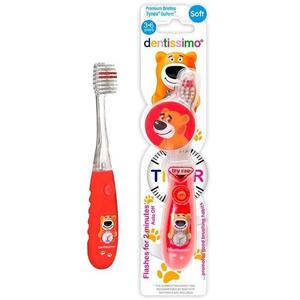 Зубна щітка Dentissimo Kids Timer мяка щетина зелена