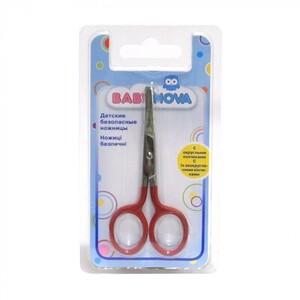 Ножиці Baby-nova 33337 загострені від 1 міс