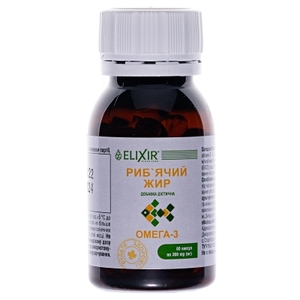 Рибячий жир капс., №60