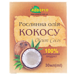 Масло Адверсо кокосовое 30мл