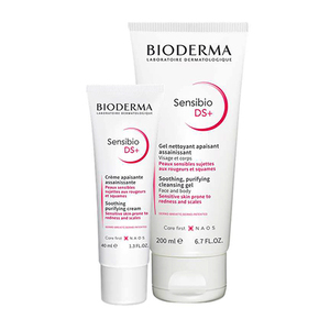 Набор Bioderma Сансибио D.S.+Крем 40мл+Сансибио D.S.+Очищающий гель 200мл