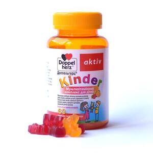 Доппельгерц Актив Kinder Мультивитаминный комплекс д/детей жев.паст.№60