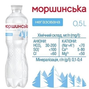 Вода Моршинська мінеральна негазована 0,5 л