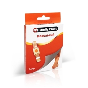 Лейкопластырь FP Family Plast мед. мозольный 2cм*6cм №5