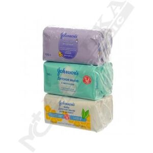Набір твердого мыло Jonsons baby mix 5+1 по100 г