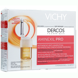 Ампули Vichy Деркос Амінексіл PRO для жінок 6 мл №12