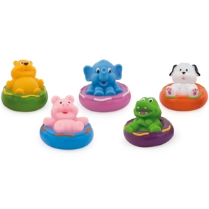 Игрушка для ванны Canpol Цветная зверята на понтонах