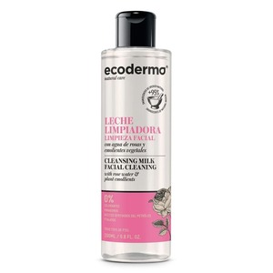 Молочко Ecoderma очищ.с розовой водой и растит.эмолентами 200мл