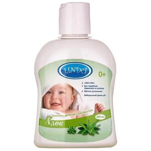 Шампунь Lindo дитячий без сліз із Д-Пантенолом з екстрактом алое 300 мл