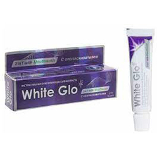 Зубная паста White Glo отбеливающая 2в1 с ополаскивателем 24г