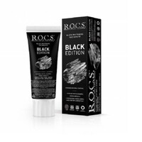 Зубная паста Рокс BLACK EDITION черная отбеливающая 74 г