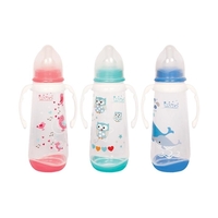 Бутылочка Lindo с ручками с силиконовой соской от 3 мес 250 мл