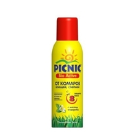 Аэрозоль PICNIC Bio Active от комаров и клещей 125мл