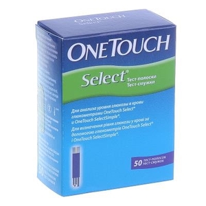 Тест-полоски One Touch Select №50