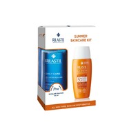 Набор Rilastil Флюид солнцезащитный для лица SPF50 50мл+Вода мицеллярная для лица и глаз 100мл