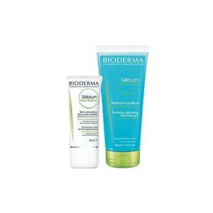 Набір Bioderma Себіом концентрат д/звуження пор 30мл+ гель очищ.200мл