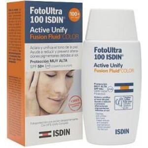 Флюид ISDIN Active Unify SIN COLOR тональный выравнивает тон кожи SPF50 50мл