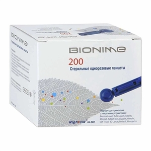 Ланцеты Bionime Rightest 200шт