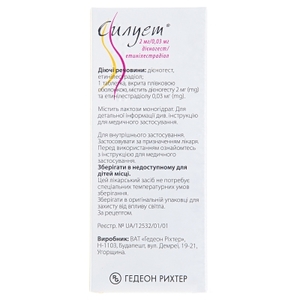 Силуэт таблетки 63 шт. (21х3)