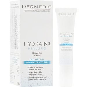 Гидрокрем Dermedic Hydrain3 Hialuro Гиаулуроновый под глаза 15г