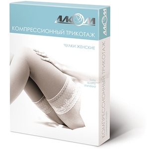 Н03 6042 Чулки женские 2компр р.5 черн