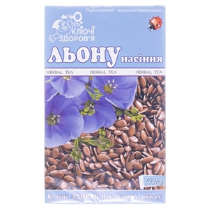 Льна семена 200 г Ключи Здоровья