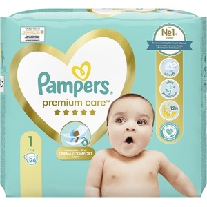 Подгузники Pampers Premium Care Newborn 2-5кг №26