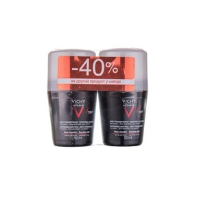 Промо-набір Vichy дезодорантів для чоловіків -40%