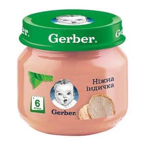 Пюре Gerber Ніжна індичка 80 г