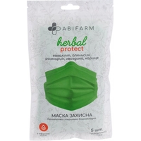 Маска 3х-сл.ABIFARM защ.стер.с эфир.маслами HERBAL PROTECT №5