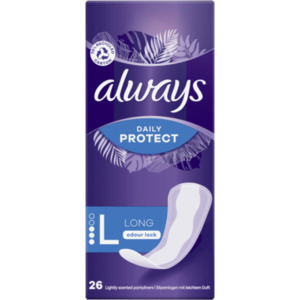 Прокладки Always Daily ежедневные Protect Long ароматиз №26