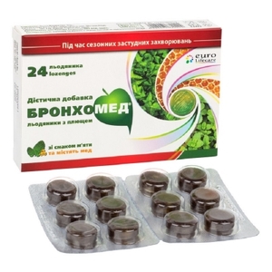 Бронхомед леденцы с плющом №24