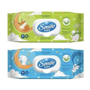 Smile серветки вологі Baby екстракт алое №84 клапан