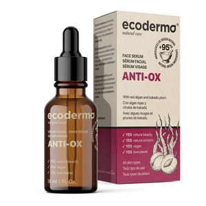 Сироватка Ecoderma д/облич.антиокс. з екстр.червоних водор.та сливи какаду 30мл