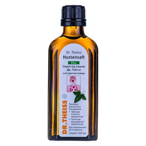 Сироп от кашля Др.Тайсс с экстрактом плюща по 100 мл во флаконе 1 шт.