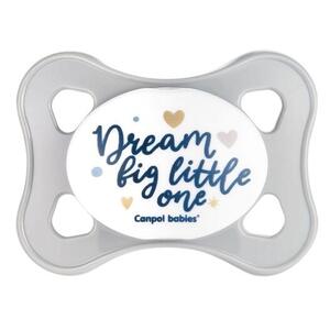 Набор Canpol 0312mix для новорожденных бутылочка 120мл + пустышка MINI Boy 0+