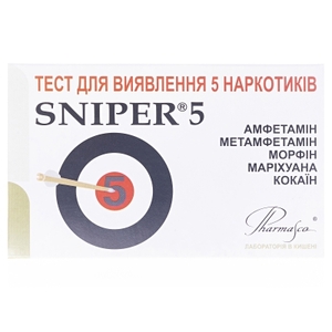 Тест Sniper для определения 5 наркотиков