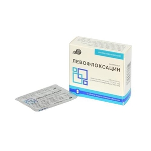Левофлоксацин табл. п/о 500мг №10 Лубныфарм