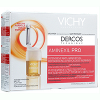 Ампулы Vichy Деркос Аминексил PRO для женщин 6 мл №12