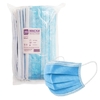 Маска 3х-сл.мед.2В с ушными петлями №1 (50шт. в уп)