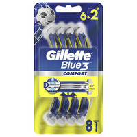 Бритви Gillette Blue 3 одноразові 6+2шт