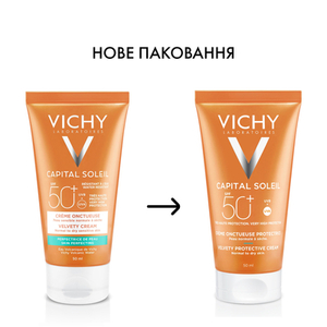 Крем Vichy Идеаль Солей солнцезащитный тройного действия SPF50+ 50мл