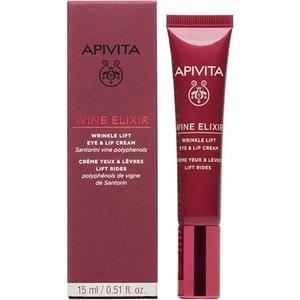Крем-лифтинг Apivita WINE ELIXIR от морщин вокруг глаз и губ 15 мл