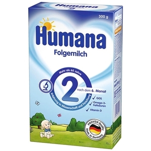 Смесь Humana-2 с пребиотиками (ГОС) LC PUFA и нуклеотидами молочная 300 г