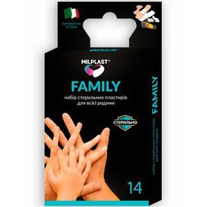 Лейкопластир Milplast Family набір стер.№14