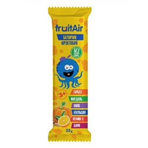 Батончик FruitAir Фінік з мигдалем та гарбузом 38г