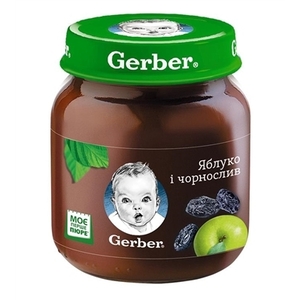 Пюре Gerber Яблоко и чернослив 130 г